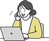 お問い合わせのイラスト